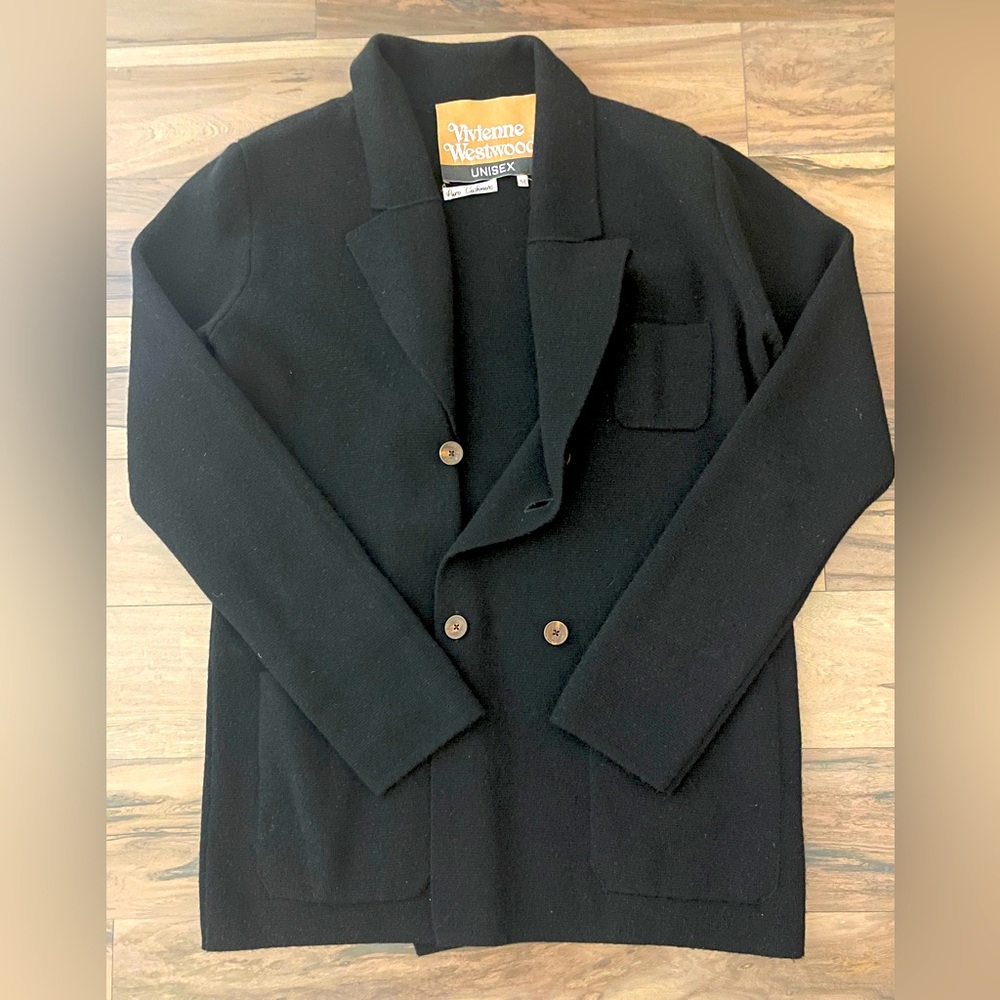 Vivienne Westwood Unisex Black Cashmere Blazer